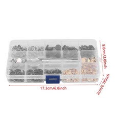 40 Sets Press Stud Snap Button Popper Fastener W/ Setting Tools 63312MM