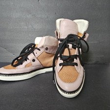 Jimmy Choo men s Barlowe Viper Sneakers in Dusty Rose 40