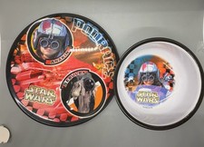 Zak Designs STAR WARS THE PHANTOM MENACE Plate and Bowl Anakin Sebulba Vintage