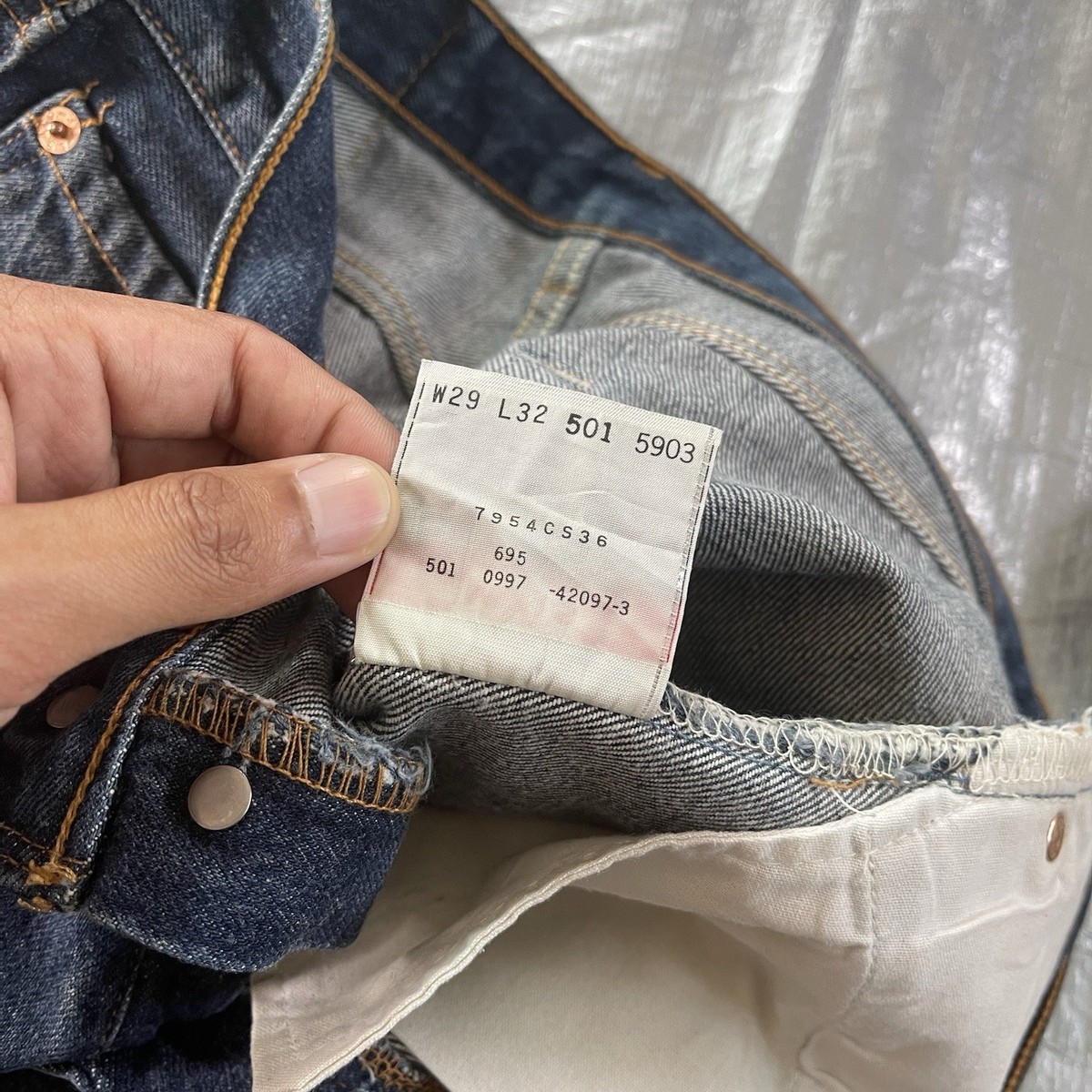 と品(送料プラス) Vintage 90s Levis 501 Denim Jeans Made In USA 29x29 | eBay