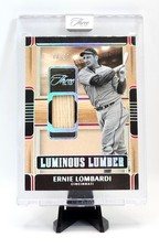 2025 Panini Three and Two Ernie Lombardi #LUM-EL Luminous Lumber Holo Silver /25