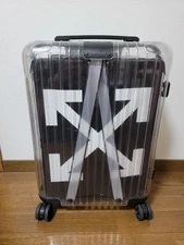 Rimowa Off-White 36L Clear 4-wheels Carry Case Suitcase