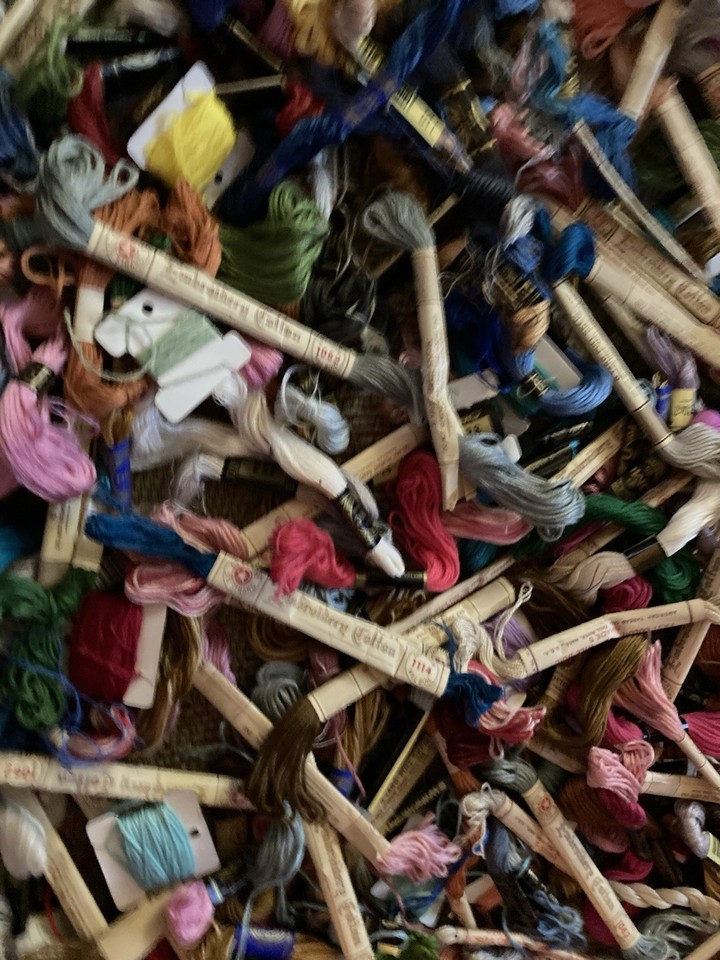 Huge Thread Lot Many Colors Threads Lot Crafting Threads Sewing Threads ...