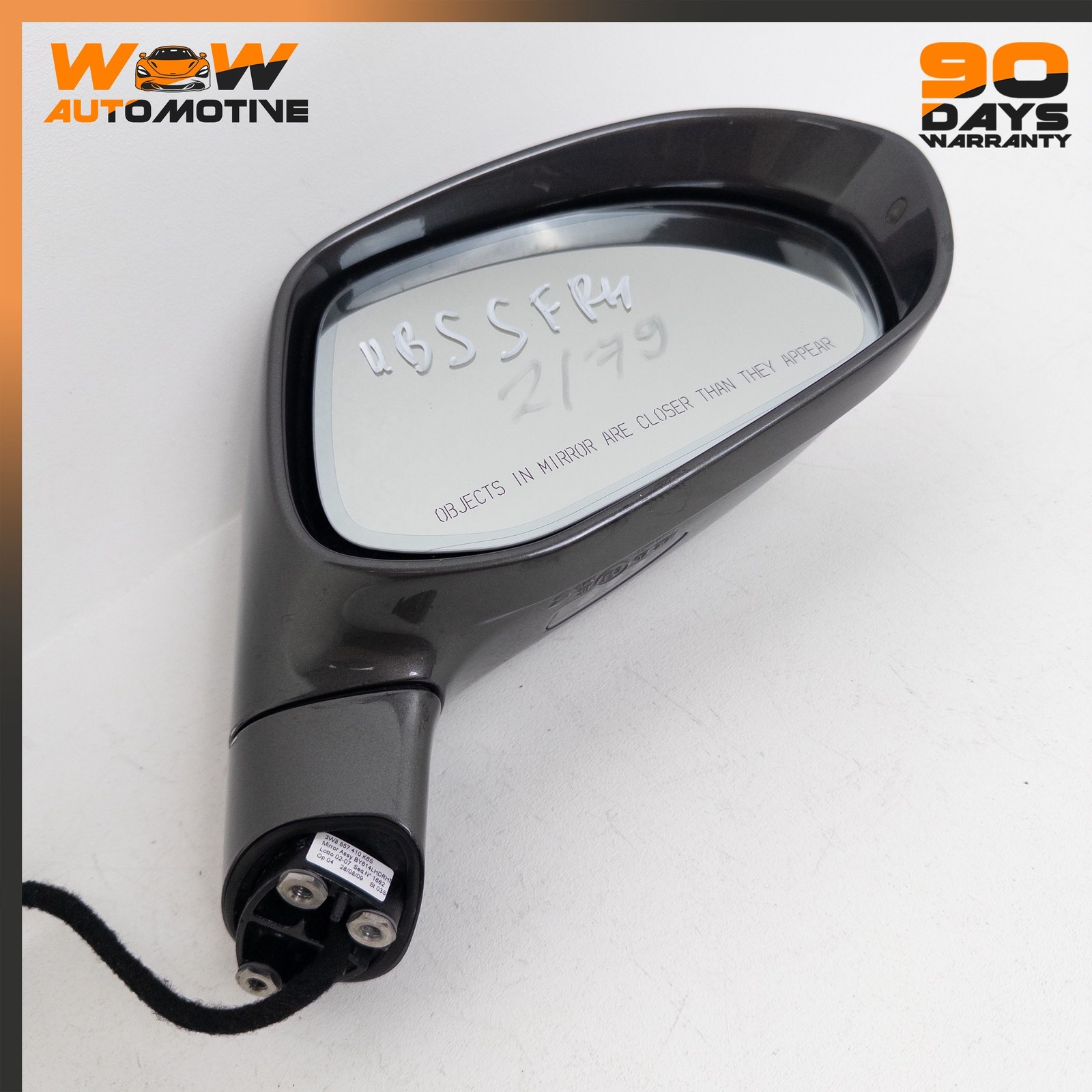 10-13 BENTLEY CONTINENTAL SUPERSPORTS RIGHT EXTERIOR DOOR MIRROR ASSEMBLY OEM