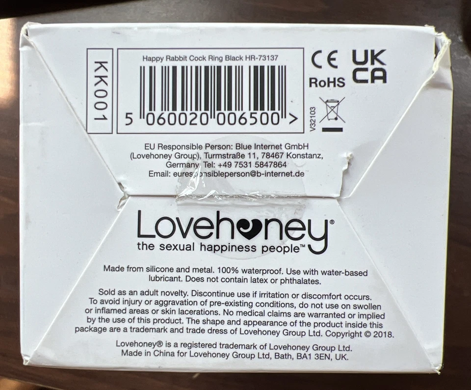 Anel Happy Rabbit Happy - Preto - Imagem 2 de 4