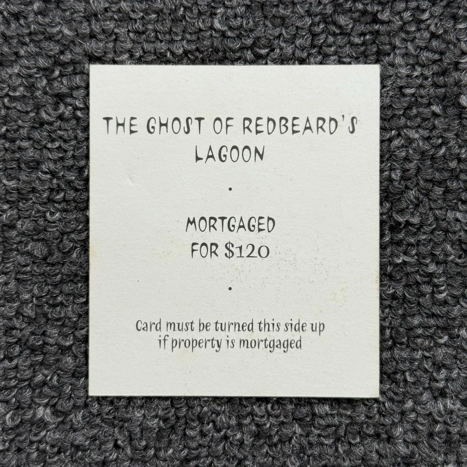 Scooby Doo Monopoly Collector's Edition Red Replacement Title Deed Cards - Image 3 of 4