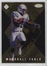 1998 Collector's Edge Masters 50-Point Gold /150 Marshall Faulk #S182 HOF