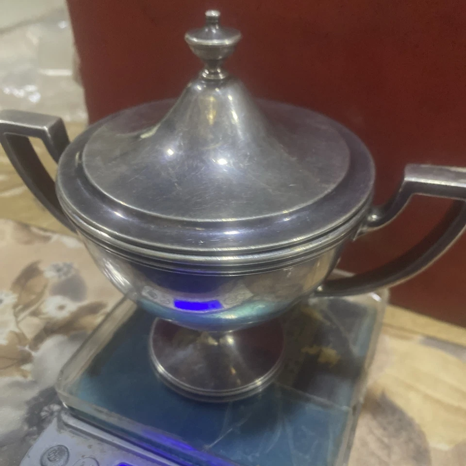 Carrito de té Tiffany de plata de ley Foto 2 de 4