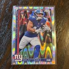 2025 Topps Chrome Cam Skattebo Rookie Ray Wave