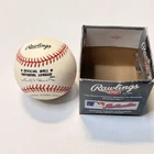Vintage Jim McKay Autographed Ball Rawlings National League MLB Baseball 90s