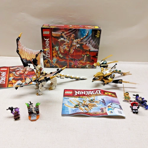 LEGO NINJAGO: Wus gefährlicher Drache (71718) und 70666