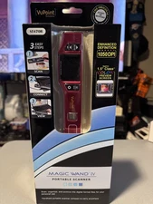 Vupoint Solutions Magic Wand IV Handheld Portable Scanner - ST470R - Red NEW