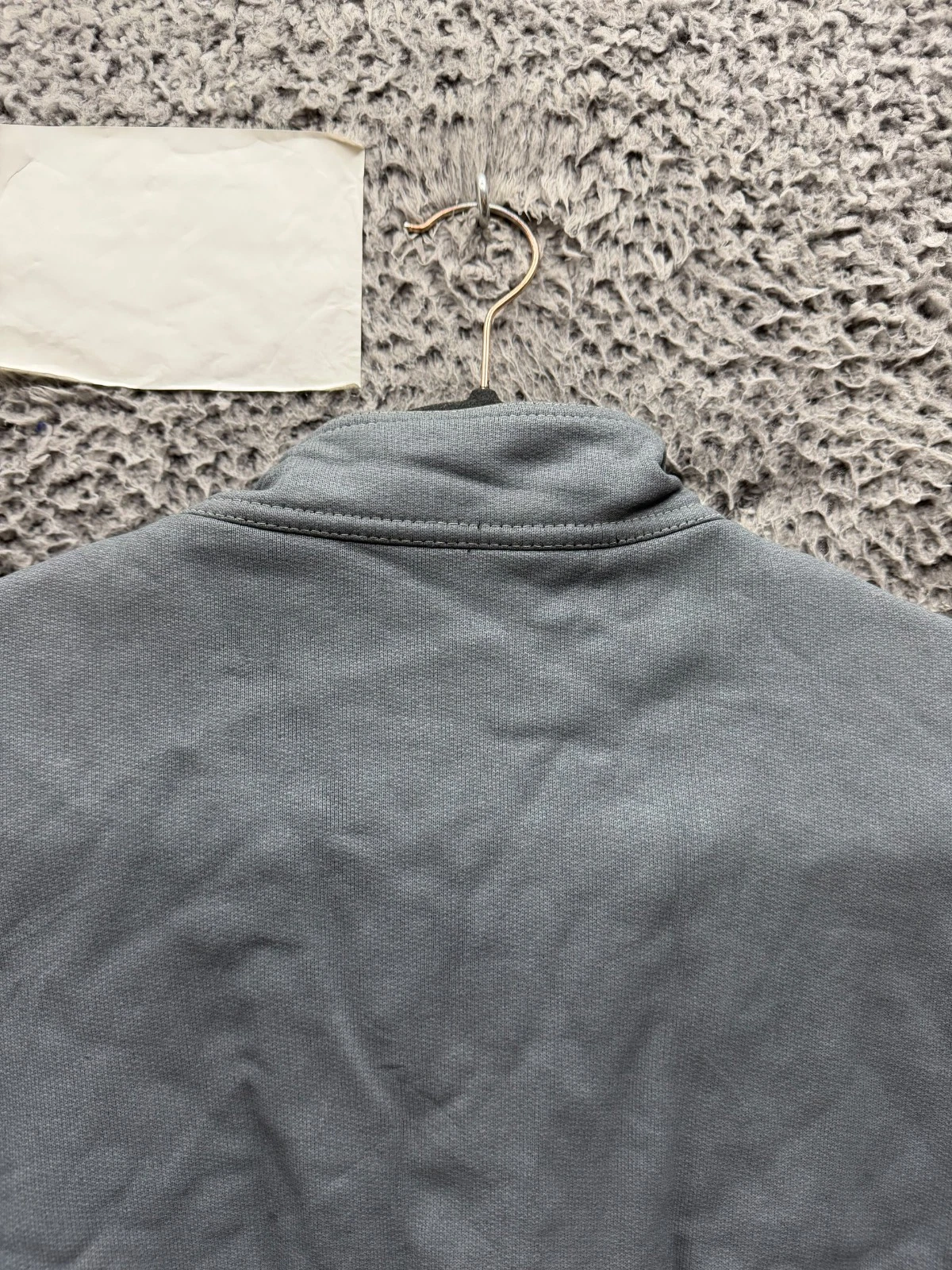 Vintage 90s A.P.C. Rue de Fleurus Paris Full-Zip Utility Jacket Grey Mens Size 2 - product detail image 4