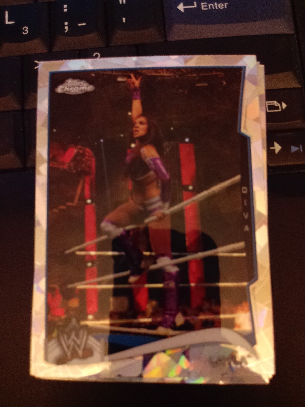 2014 Topps WWE Chrome #79 Layla ATOMIC NrMint-Mint