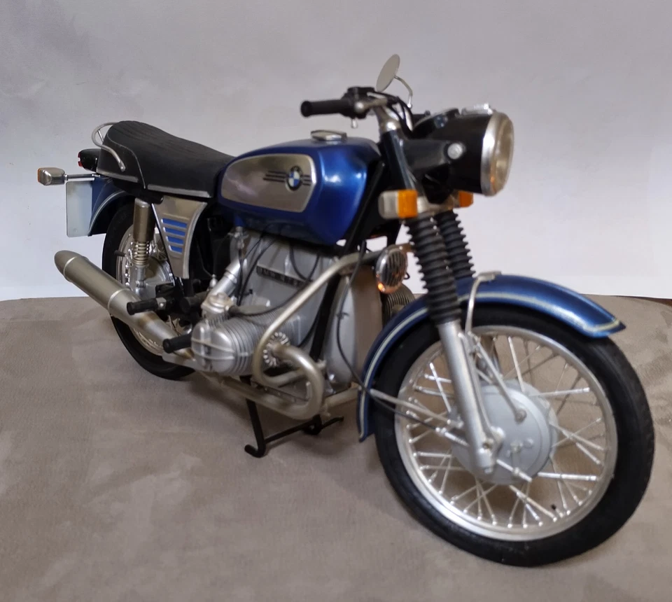 TAMIYA #16005 BMW R75/5 750cc Boxer - Big Scale 1/6 Vintage/Airfix Pocher Protar - Immagine 4 di 4