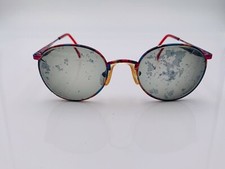 Vintage Marchon Disney 35 Rainbow Metal Oval Sunglasses Hong Kong FRAMES ONLY