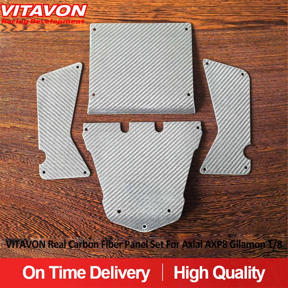 Vitavon Real carbon Fiber Panel Set Body For Axial AXP8 Gilamon 1/8 - Image 2 of 4