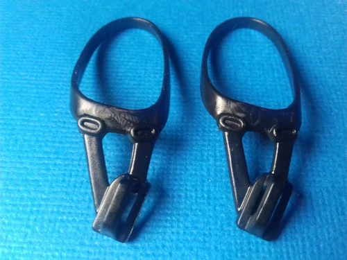 Playmobil Western - @2 black shoulder straps for swords, soldier officer southern