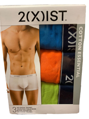 2 (X)IST, 3 Pk - Baule da uomo in cotone colorato essenziale senza spettacolo (taglia a scelta) - Foto 2 di 3