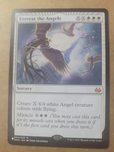 MTG Entreat the Angels (004/249) Mystery Booster / The List Magic English LP/NM