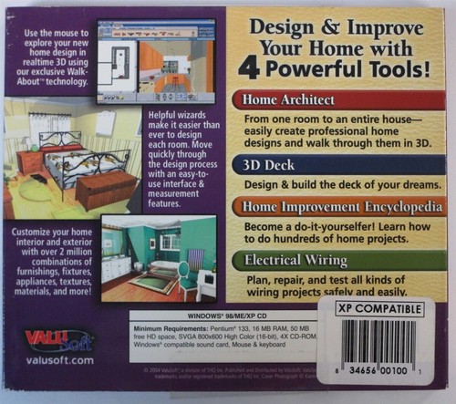 Software PC Custom 3D Home 3D Deck Architect Improvement Encyclopedia NEW - Picture 2 of 2