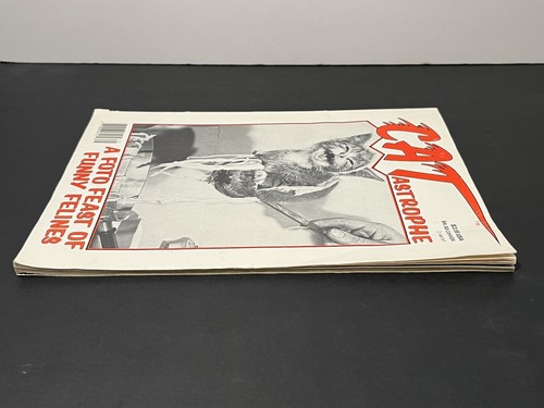 CATastrophe A Foto Feast Of Funny Felines Vtg 1986 Vol.1 No.1 Cat Pictures Cute - Picture 6 of 10