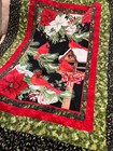 Quilt top: Handmade Christmas Quilt Top- Christmas Cardinals  47"x66" — photo 4