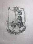 41349 Ex Libris Erotic Frans by Byros Plate Size 16x12cm