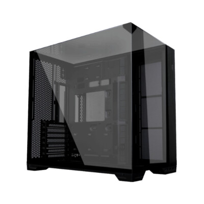 Lian Li O11Vision Compact O11VPX Black Steel Tempered Glass ATX Mid Tower Case