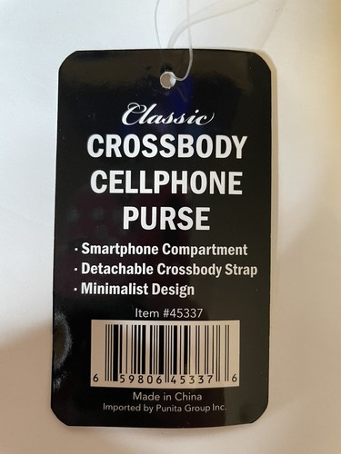 Crossbody Purse Cell Phone Brown Wristlet Wallet Carrying Case New - Picture 7 of 10