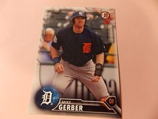 2016 Bowman Draft Paper  BD-197 Mike Gerber - Detroit Tigers Erie SeaWolves 