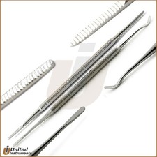 Ingrown Toe Nail Lifter and Black File Double Ended Podiatry Surgical Instrument