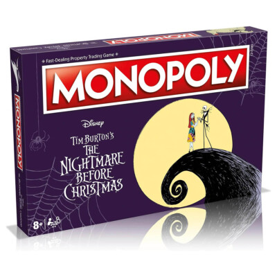 Monopoly: The Nightmare Before Weihnachten Edition Brett Spiel 2-6 Alter 8+
