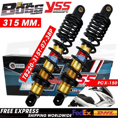 YSS DTG PLUS Shock Black/Gold For HONDA PCX-150 2014-20 315mm.