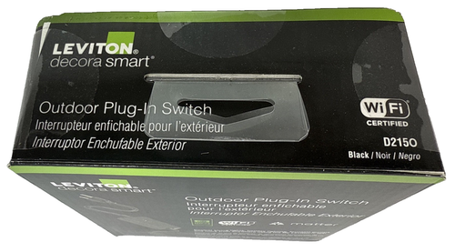 Leviton Decora Smart Wi-Fi Outdoor Plug Works with Matter My Leviton Alexa New - Picture 7 of 7