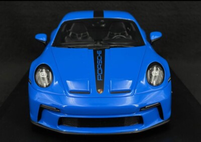 【MINICHAMPS】Porsche 911GT Shark Blue 1/64 Minichamps 2021 Porsche 911 (992) GT3 (Shark Blue) Car Model