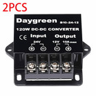 2PCS 120W DC-DC Buck Converter 24V Step Down TO 12V 10A Voltage Power Regulator