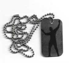 Randy Orton Dog Tag Necklace Chain Pennant RKO WWE AEW NWA Impact TNA Wrestling 