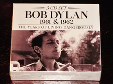 Bob Dylan: 1961 + 1962 - The Years Of Living Dangerously 3 CD Box Set 2023 NEW