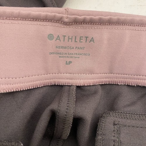 Athleta Pants Womens Hermosa Shale Gray Pull On Ponte Flare Athletic Pant SZ LP - Picture 10 of 12