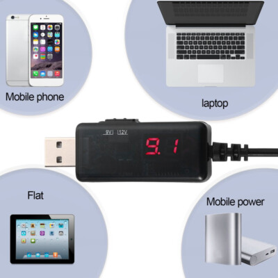 USB WiFi Repeater Extender Amplifier 5V to 9V 12V Booster Router