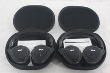 (2) Williams Sound Wir Rx15-2 2-channel Infrared Wireless Headphones #c1628-48