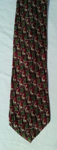Men's J. Garcia Dracula-Claus Collection Twenty-Six 100% Silk Tie - Picture 7 of 7