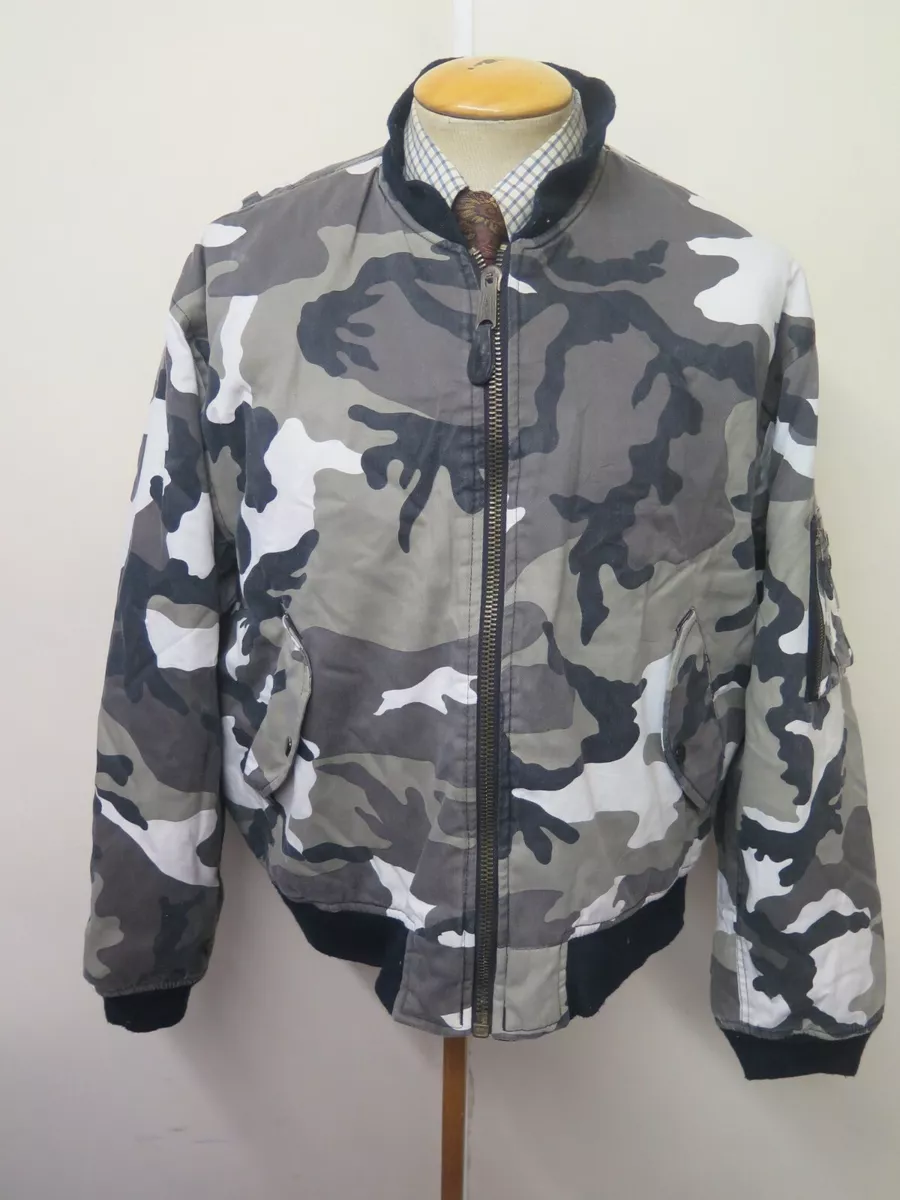 Genuine Alpha Industries Hollofil MA 1 Flight Bomber Jacket XL 46