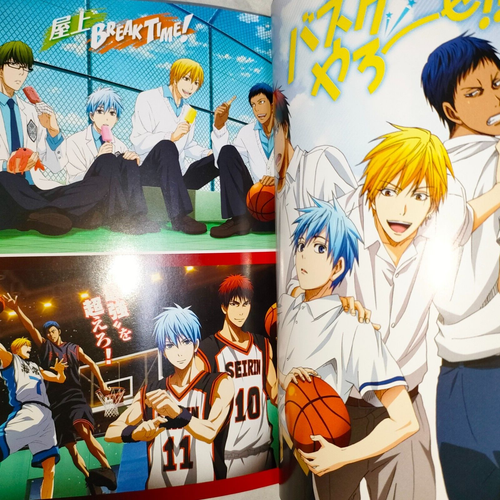 Kuroko's Basketball Anibas Vol.1-5 & EX complete set All 1st edition w/appxs. - Picture 10 of 18