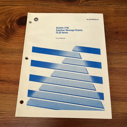 Allen Bradley Bulletin 2706 Dataliner Message Displays DL20 Series User Manual - Picture 4 of 16