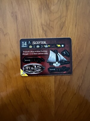 Pirates Wizkids CSG Pocketmodel SCEPTER Unpunched Crimson Coast