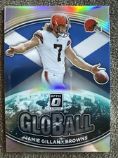 2021 DONRUSS OPTIC JAMIE GILLAN #GB-11 GLOBALL SILVER PRIZM CLEVELAND BROWNS SSP