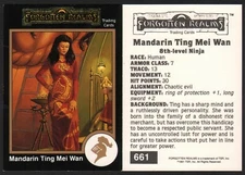 1991 TSR AD&D Gold Border RPG Fantasy Card 661 Larry Elmore Art Forgotten Realms