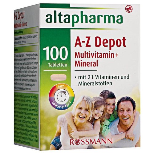 altapharma A-Z Depot MultivitaminMinerals with 21 Vitamins New from Germany